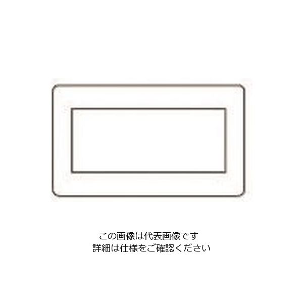 パナソニック Panasonic フルカラー4連接穴モダンプレート WN8604W 1個 158-9456（直送品）