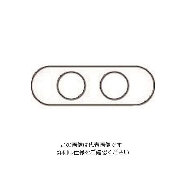 パナソニック Panasonic 住設機器用プレート2コ用 WCF8302B 1セット(10個) 158-1623（直送品）