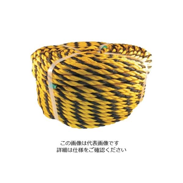 ユタカメイク ロープ 軽量標識ロープ巻物 #12×100m NO12-100 1セット(5巻) 113-7013（直送品）