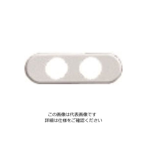 パナソニック Panasonic 住設機器用プレート2コ用 WCF8302W 1セット(10個) 159-5730（直送品）