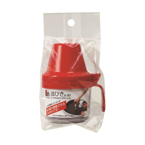 レック LEC 油引きレッド K-787-R 1セット(6個) 216-0710（直送品）