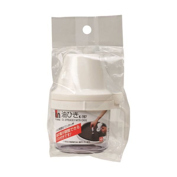 レック LEC 油引きホワイト K-787-W 1セット(6個) 215-4423（直送品）