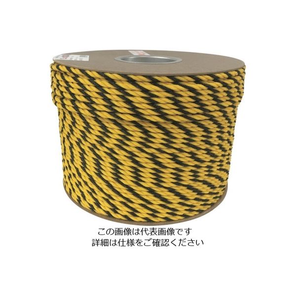 ユタカメイク ロープ 標識ロープドラム巻 6φ×1m RY-10 1セット(200m:1m×200m) 113-5487（直送品）