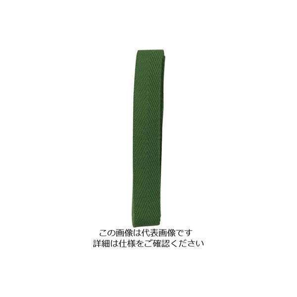ユタカメイク ベルト 平ベルトアクリルカラー 巾20mm×2m グリーン AA-11 1巻 113-0718（直送品）