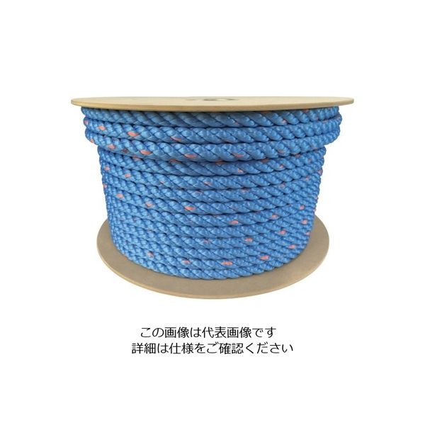 ユタカメイク ロープ タストンロープドラム巻 16φ×1m RVP-16 1セット(100m:1m×100m) 113-3931（直送品）