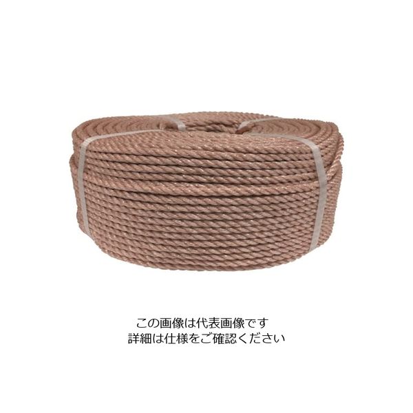 ユタカメイク ロープ PPロープ巻物 6φ×200m P6-200 1個 113-7009（直送品）