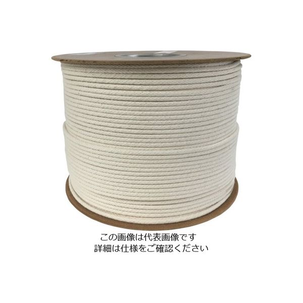 ユタカメイク ロープ 綿金剛打ロープドラム巻 5φ×1m RCX-9 1セット(300巻) 113-7054（直送品）