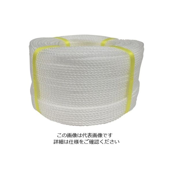 ユタカメイク ロープ PEロープ巻物 3φ×200m ホワイト PE-77 1巻 113-5489（直送品）