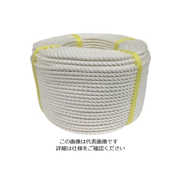 ユタカメイク クレモナロープ巻物 6φ×100m V6-100 1個(1巻) 828-6003（直送品）
