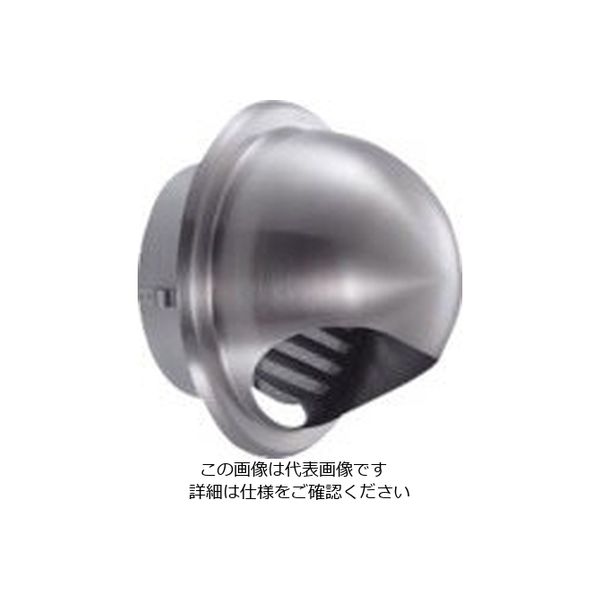 清水 シミズ ステンレス製丸型フード付ガラリ125 GN-125S-HL 1個 849-3663（直送品）