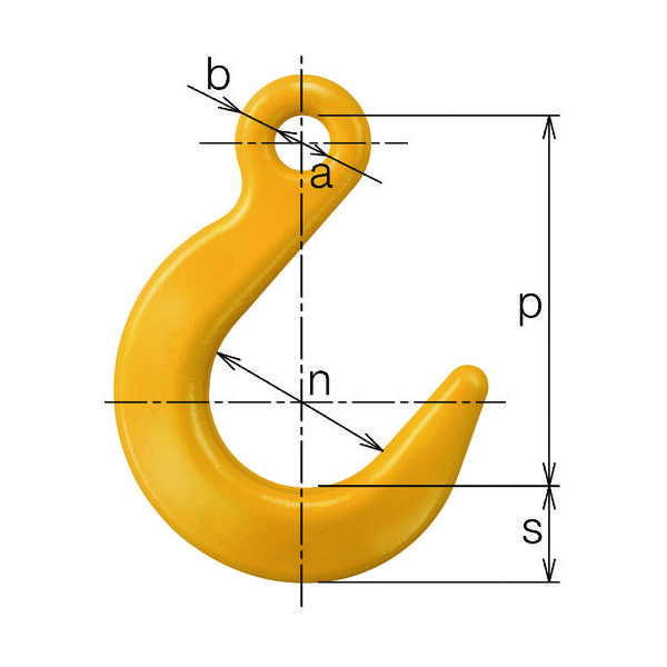 キトー KITO チェンスリング カナグ部材(アイタイプ) ファンドリフックHSF 基本使用荷重3.2t HSF10 1個 201-2125（直送品）