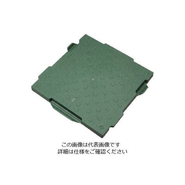 岐阜プラスチック工業 リス 簡易樹脂敷板 384962 グランドパネルベース緑 GP-B 1個 868-6929（直送品）