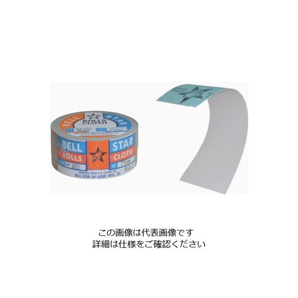ベルスター研磨材工業 ベルスター 布ロールAGJーR 75mm巾 P1200 BR75-1200 1巻 814-6923（直送品）