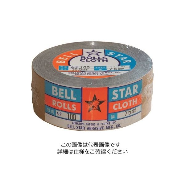 ベルスター研磨材工業 ベルスター 布ロールAGXーR 75mm巾 P60 BR75-60 1巻 814-6932（直送品）