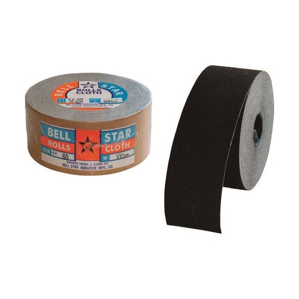 ベルスター研磨材工業 ベルスター 布ロールAGXーR 100mm巾 P60 BR100-60 1巻 814-6916（直送品）