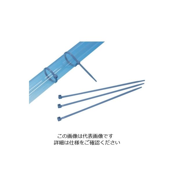 TYTON インシュロックタイ メタルコンテントタイ (100本入) 青 幅4.7mm MCTS200-PP 1袋(100本)（直送品）