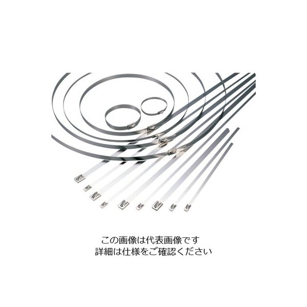 ヘラマンタイトン インシュロックタイ メタルタイ SUS316製 (100本入) STB-680S 1袋(100本) 118-0232（直送品）