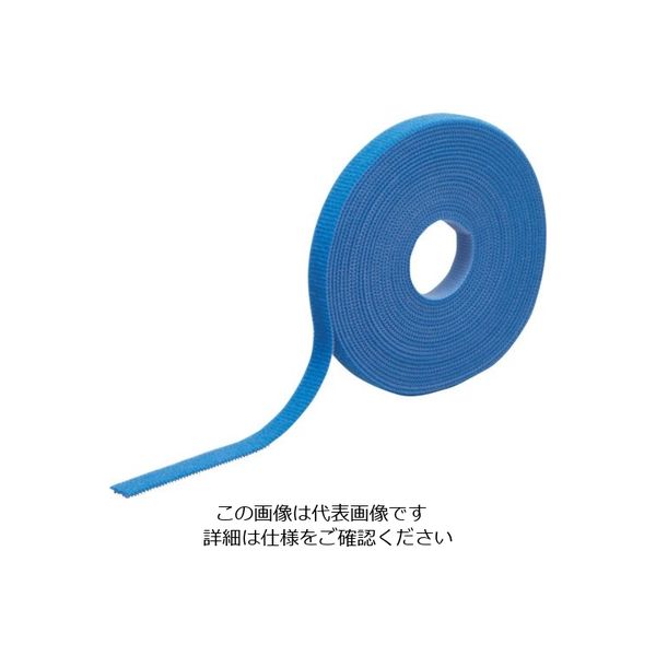 ヘラマンタイトン インシュロックタイ グリップタイ ロールタイプ 青 幅10mm GTR-BLU-5W10 1巻 118-0203（直送品）