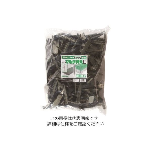 イノベックス Dio マルチ押さえL グレー 100ヶ入り 400664 1セット(5個) 127-6011（直送品）