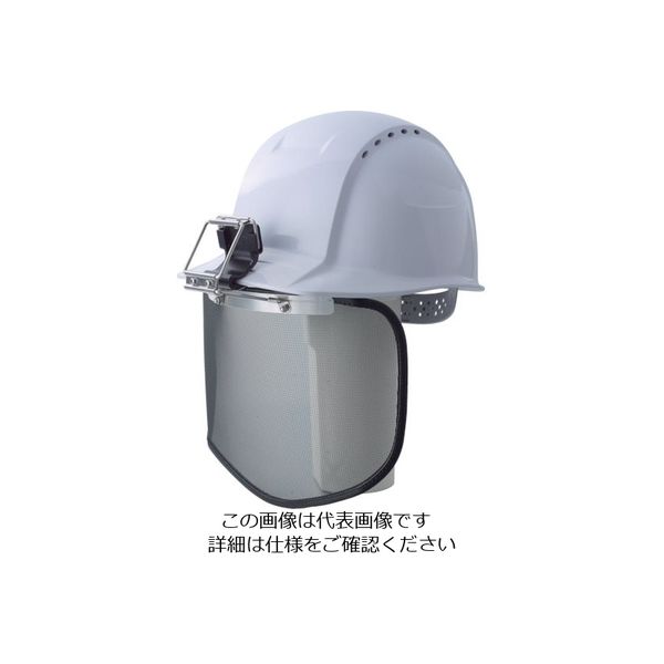 東洋物産工業 トーヨーセフティ 帽子取付用メッシュシールド NO.1420 1個 117-6703（直送品）