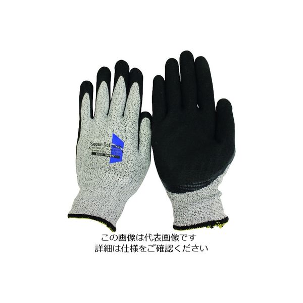 おたふく手袋 おたふく ソフキャッチ EXーFIT セーフティ ニトリル クレーターパーム L A-352-L 1双 207-0507（直送品）