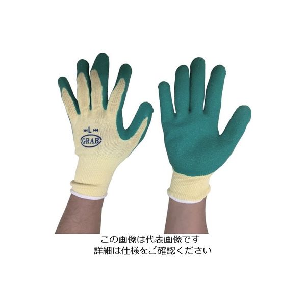 勝星産業 勝星 グラブ ゴム引手袋L 3双組 G730 1セット(15双:3双×5袋) 820-0065（直送品）