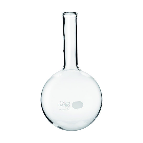 HARIO 丸底フラスコ 2000ml MF-2L-SCI 1個 206-5680（直送品）