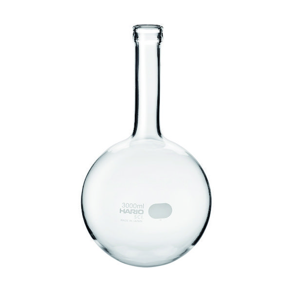 HARIO 丸底フラスコ 3000ml MF-3L-SCI 1個 206-5681（直送品）