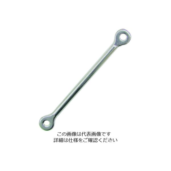 水本機械製作所 水本 ステンレス つば付ロングアイボルト(鍛造製)(ミリネジ) 捻子径M-20ネジ 長さ50mm A-2617 1個（直送品）