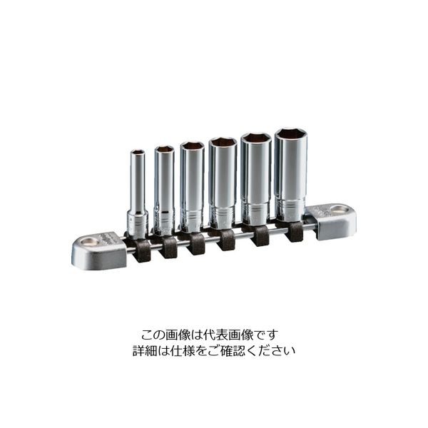 京都機械工具 ネプロス 6.3ディープソケットセット(12角・6コ組) NTB2L06A 1セット 206-8670（直送品）
