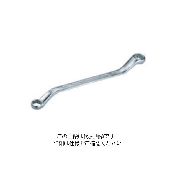 京都機械工具 KTC 45°ロングめがねレンチ23×26mm M25-23X26 1丁 807-0219（直送品）