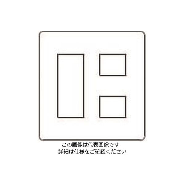 パナソニック Panasonic フルカラー新金属プレート2型5コ用 WN6505K 1個 158-9383（直送品）