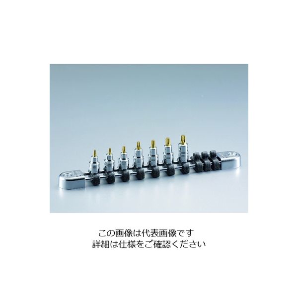 京都機械工具 ネプロス 6.3スタッビトルクスビットセット(7コ組) NTQ4T07SS 1セット 206-8720（直送品）