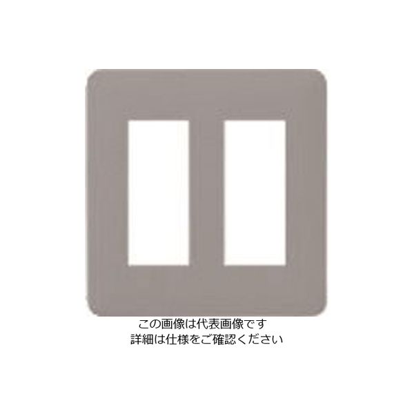 パナソニック Panasonic フルカラーモダンプレート6コ用 WN6006SW 1セット(10個) 158-9349（直送品）