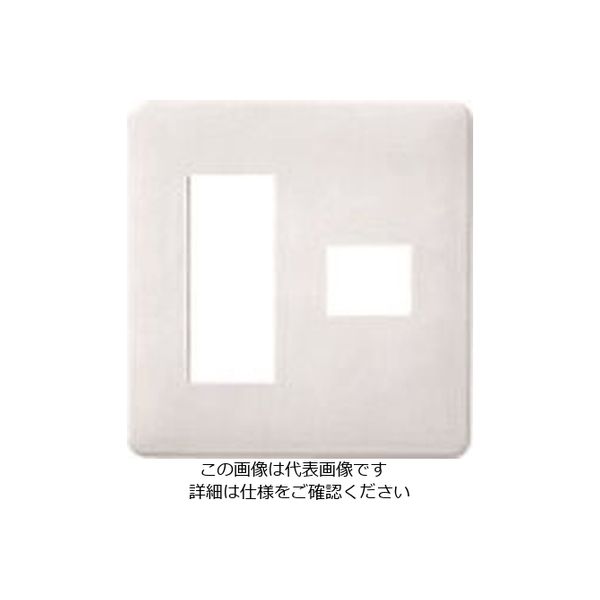 パナソニック Panasonic フルカラーモダンプレート3+1コ用 WN6074SW 1セット(10個) 159-2569（直送品）