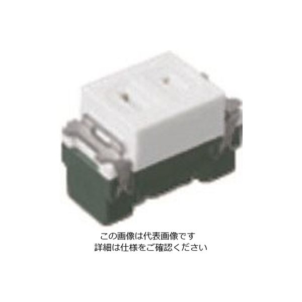 パナソニック Panasonic トビラツキコンセント WN1051SW 1セット(10個) 158-1469（直送品）