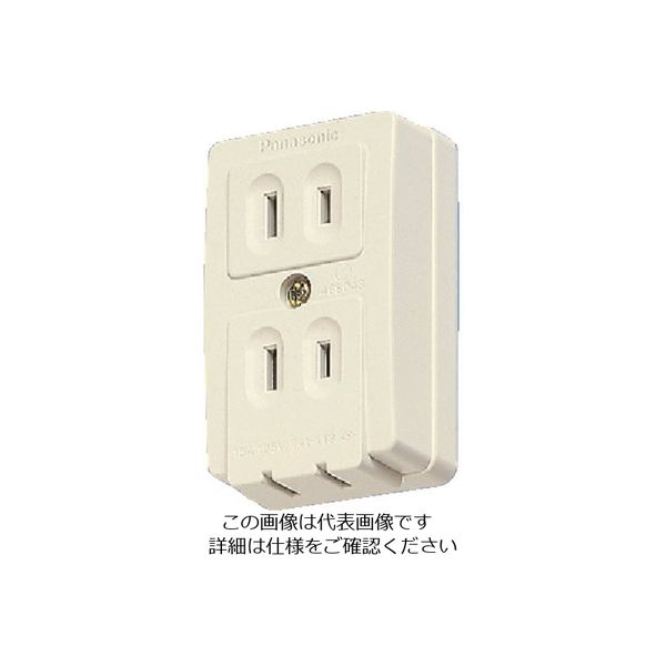 パナソニック Panasonic トリプルコンセント WK1022W 1セット(10個) 159-4187（直送品）