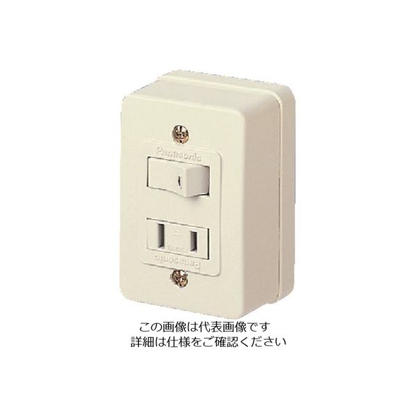 パナソニック Panasonic コンセント付タンブラスイッチ(ハイ角連用 WS3901W 1セット(5個) 158-4672（直送品）