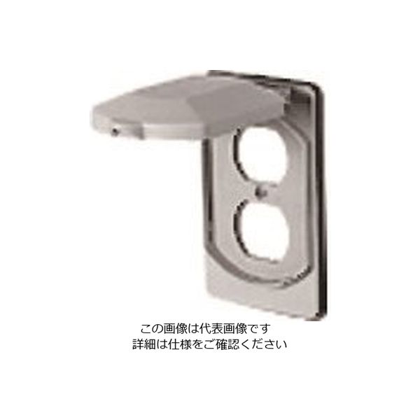 パナソニック Panasonic 防滴ダブルコンセントプレート WF9404F 1セット(5個) 157-8487（直送品）