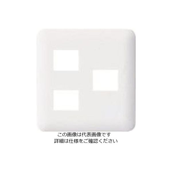 パナソニック Panasonic ワイド21コンセントプレート2コ+1コ用 WTF7073W 1セット(10個) 159-2477（直送品）