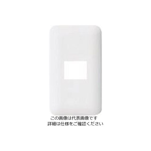 パナソニック Panasonic ワイド21簡易耐火コンセントプレート WTF7701W 1セット(10個) 158-9290（直送品）