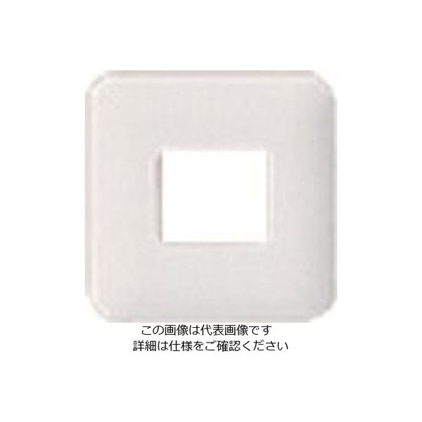 パナソニック Panasonic ワイド21ミニコンセントプレート WTF7071W 1セット(10個) 159-5566（直送品）