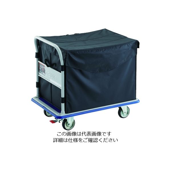 TRUSCO プレス製台車 ドンキーカート 固定式 CHBハンドトラックボックス付 ストッパー付 915X615 302NS-CHB 1台（直送品）