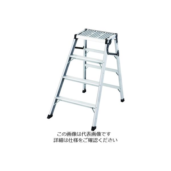 トラスコ中山 TRUSCO アルミ製折りたたみ作業台 H=1.0m WDT-100 1台 194-8984（直送品）