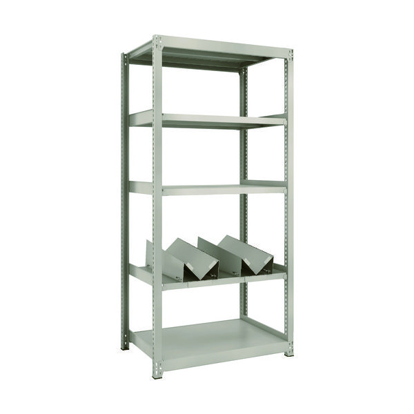 トラスコ中山 TRUSCO スチールラック M2型軽中量棚 860X600XH1800 缶受X2付 M2-6365-KU2 1台(1個)（直送品）