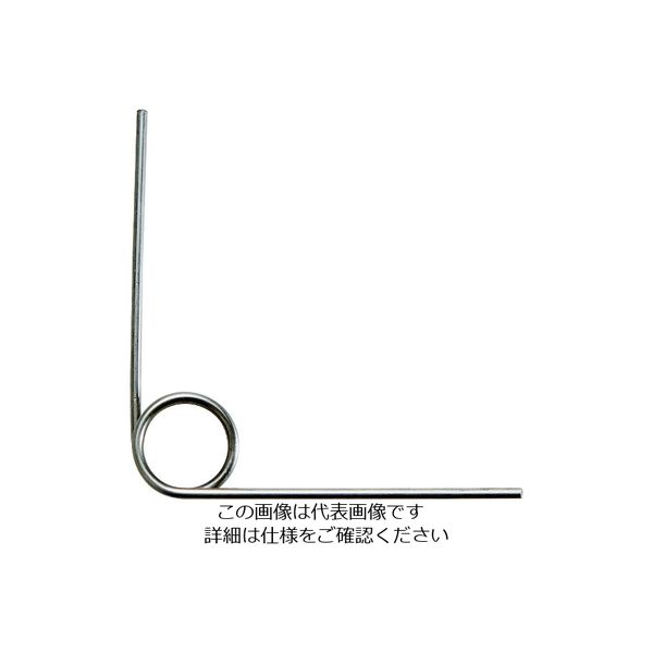 TRUSCO トーションばね ステンレス D7×d1.2×L28 90°3巻 10個入 右巻き TS-33058RA 1パック(10個)（直送品）