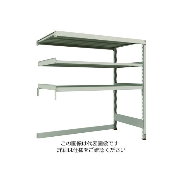 TRUSCO スチールラック M3型中量棚 下段開放型 H1800XW1800XD921 3段 連結 M3-SB6693B 1セット(1台)（直送品）