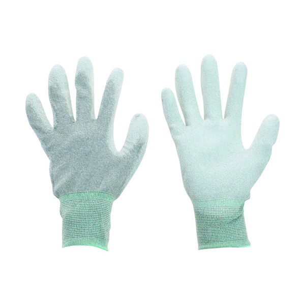 トラスコ中山 TRUSCO 静電気対策・銅繊維入ESD手袋 手のひらコートタイプ Mサイズ ESD-GPCM 1双 206-5327（直送品）