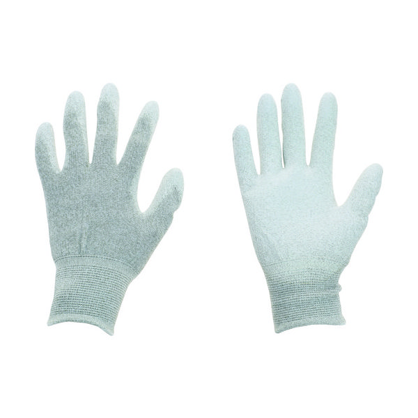 トラスコ中山 TRUSCO 静電気対策・銅繊維入ESD手袋 手のひらコートタイプ Sサイズ ESD-GPCS 1双 206-5328（直送品）