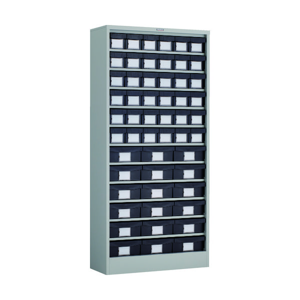 TRUSCO コンテナラックケース バンラックケース L型 導電引出小X36個 大X18個 H1790 D611L-36S18L（直送品）